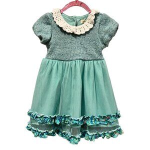Matilda Jane Sparkle & Ruffle Dress, Mint Green, 18-24 mo